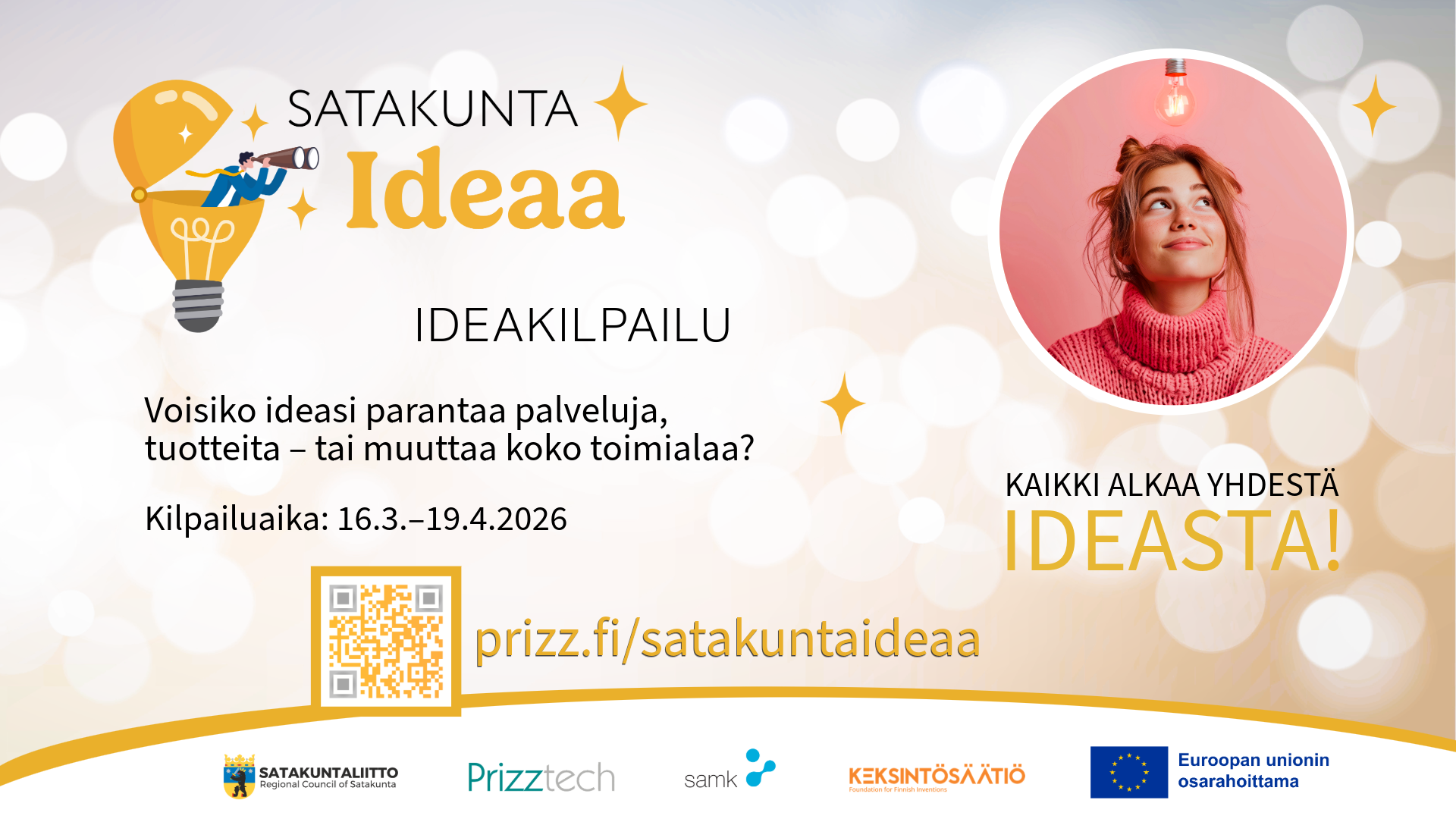 Satakunta Ideaa 2026 -kilpailu on käynnissä uudella innovaatiokilpailualustalla