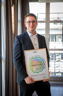 Weeefiner Oy 2026 Nordic Innovation Awardin voittajaksi!